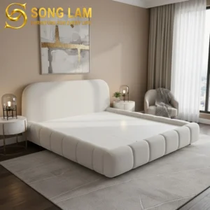 Giường Ngủ Bọc Nệm Mây Trắng GG0111 - Ảnh 2