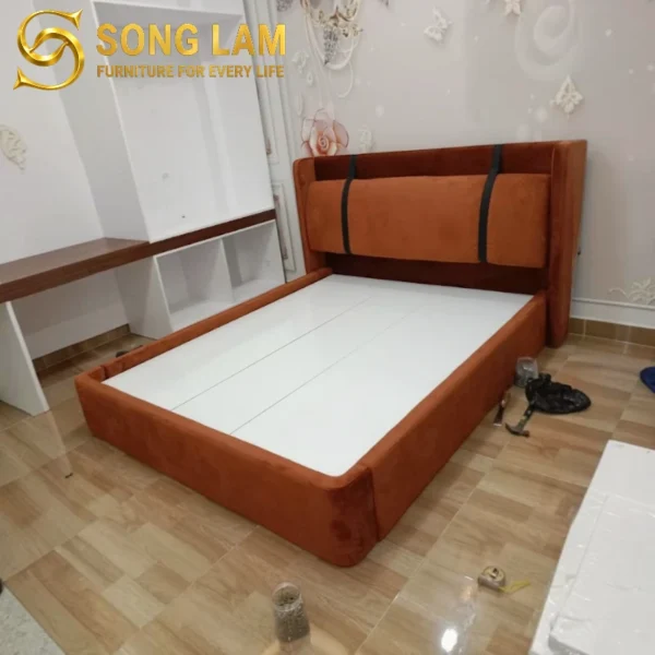 Giường ngủ Hiện Đại Ember GG0116 cận cảnh chi tiết hoàn thiện và chất liệu bền đẹp