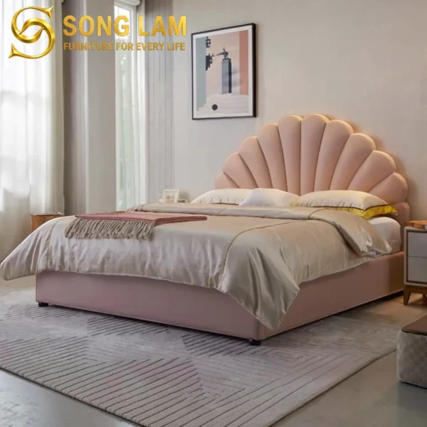 Giường ngủ Nàng Tiên Cá Mermaid GG0117 cận cảnh chi tiết hoàn thiện và chất liệu bền đẹp