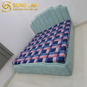 Giường Ngủ Đầu Giường Kẻ Sọc Piano Panel GL0114 - Ảnh 5