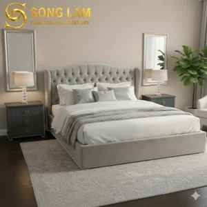 Giường Ngủ Tân Cổ Điển Amber Wing GT0116 - Ảnh 2