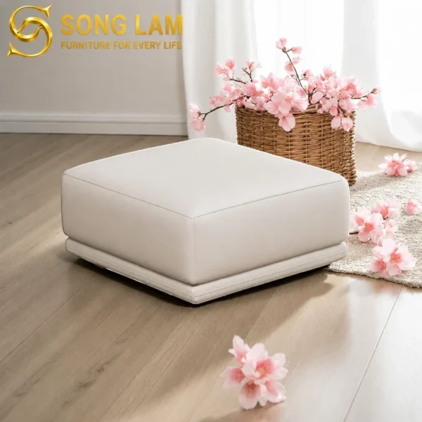 Đôn Sofa Vuông Tối Giản Pearl OIR01113 1 Đôn Sofa Vuông Tối Giản Pearl OIR01113 chất liệu cao cấp dùng kèm sofa phòng khách hiện đại