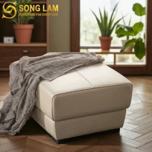 Đôn Sofa Da Bò Ý Thanh Lịch Pearl ORH01125 - Ảnh 1