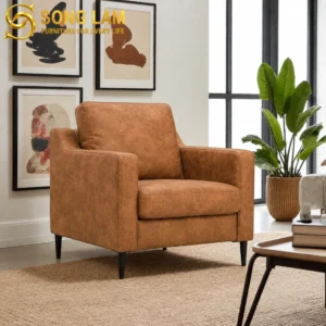 Sofa Đơn Da Bò Ý Phòng Khách Rustica SDH0111 - Ảnh 2