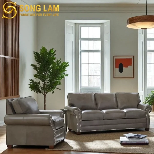 Sofa Đơn Da Bò Ý Êm Ái Aspen SDH01115 1 SDH01115 3