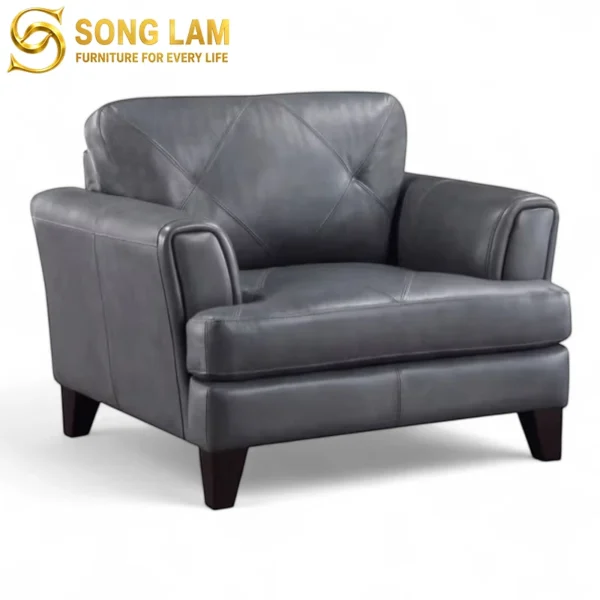 Sofa Đơn Da Bò Ý Hiện Đại Sterling SDH01118 1 SDH01118 1