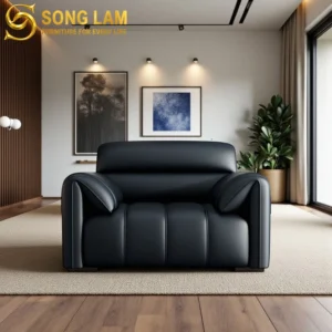 Sofa Đơn Da Bò Ý Cao Cấp Blackstone SDH0113 - Ảnh 2