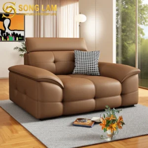 Sofa Đơn Da Bò Ý Êm Ái Lucent SDH0315 - Ảnh 2