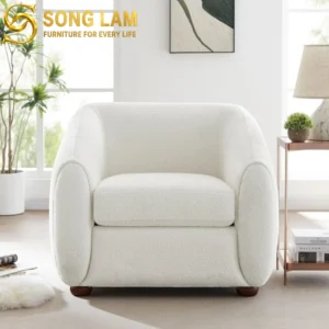 Sofa Đơn Boucle Vuông Mềm Cloud SDU0111 - Ảnh 2