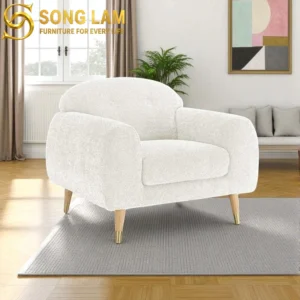 Sofa Đơn Bo Tròn Chân Cao Snow SDU01114 - Ảnh 2