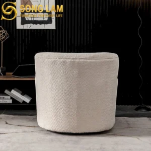 Sofa Đơn Boucle Bo Vuông Ivory SDU01115 - Ảnh 5