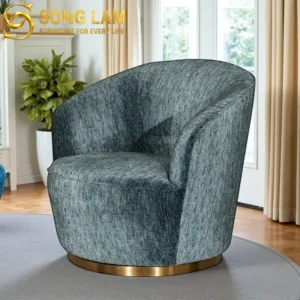 Sofa Đơn Xoay Chân Đế Kim Loại Celeste SDU01119 - Ảnh 2