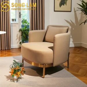 Sofa Đơn Xoay Bo Cong Luna SDU01127 - Ảnh 1