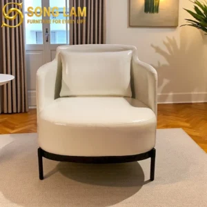Sofa Đơn Xoay Bo Cong Luna SDU01127 - Ảnh 5