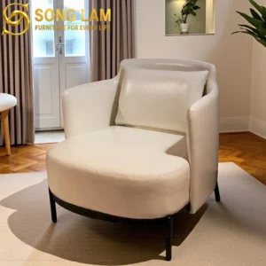 Sofa Đơn Xoay Bo Cong Luna SDU01127 - Ảnh 4