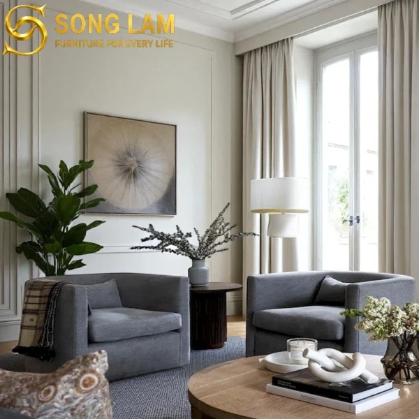 Sofa Đơn Vuông Tối Giản Urban SDU01135 thiết kế êm ái làm ghế thư giãn sang trọng