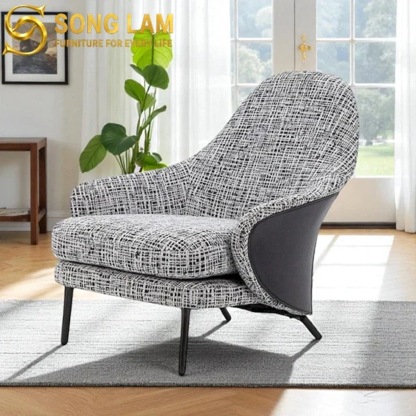 Sofa Đơn Lounge Dáng Mảnh Willow SDU01144 2 Sofa Đơn Lounge Dáng Mảnh Willow SDU01144 chất liệu cao cấp cho góc thư giãn phòng khách hiện đại
