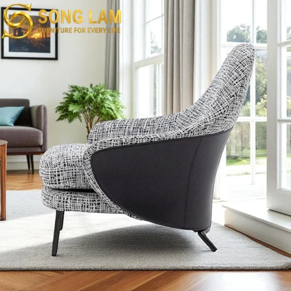 Sofa Đơn Lounge Dáng Mảnh Willow SDU01144 3 Sofa Đơn Lounge Dáng Mảnh Willow SDU01144 chất liệu cao cấp cho góc thư giãn phòng khách hiện đại