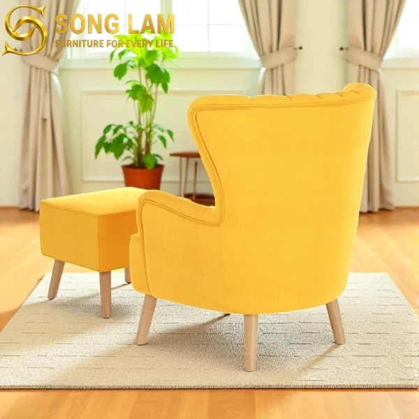 Sofa Đơn Kèm Đôn Bắc Âu Sunny SDU01145 4 Sofa Đơn Kèm Đôn Bắc Âu Sunny SDU01145 chất liệu cao cấp dùng kèm sofa phòng khách hiện đại