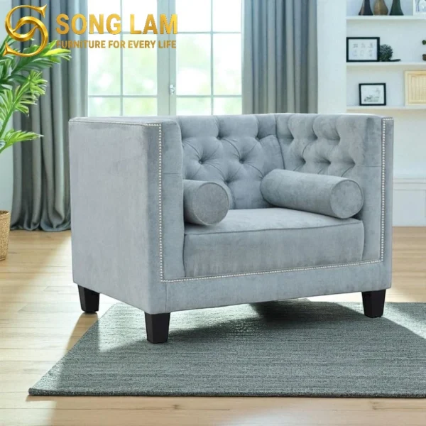 Sofa Đơn Chần Nút Thanh Lịch Ashton SDU01148 1 SDU01148 1