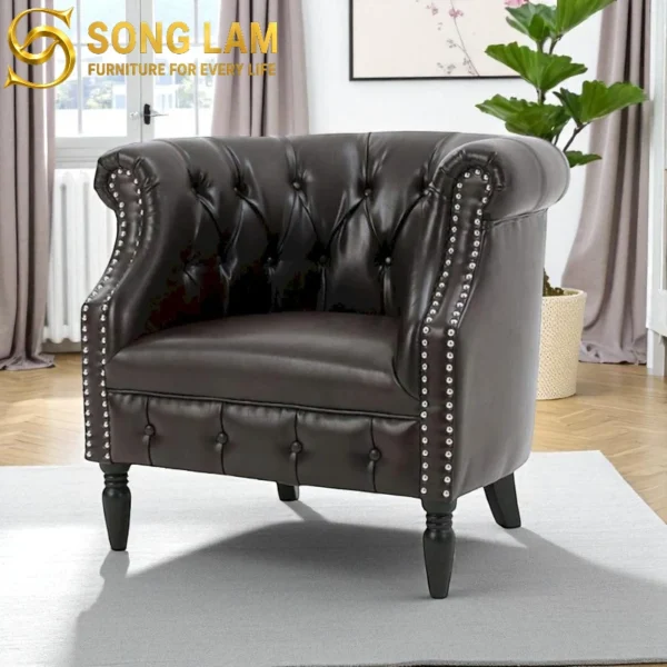 Sofa Đơn Chesterfield Da Vintage Regent SDU0117 1 SDU0117 1