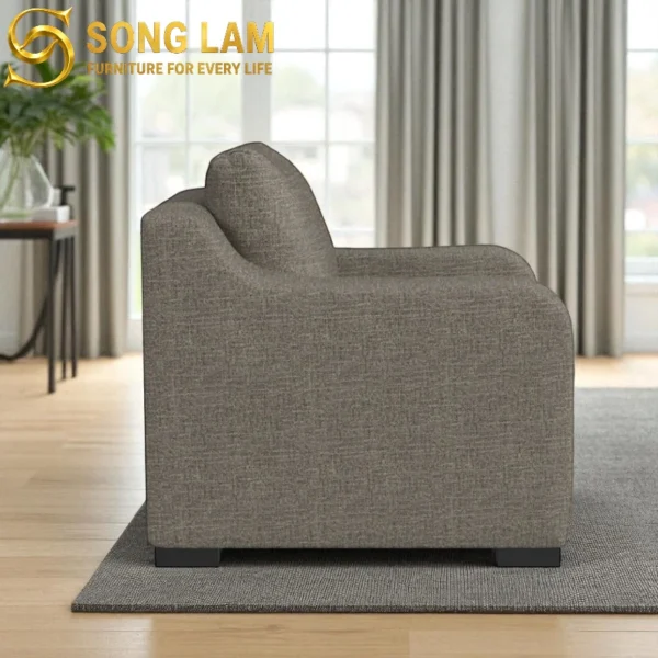 Sofa Đơn Vải Tối Giản Urban SDU0118 2 Sofa Đơn Vải Tối Giản Urban SDU0118 phong cách tối giản tinh tế cho phòng khách, phòng ngủ hoặc góc đọc sách