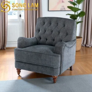 Sofa Đơn Vải Chần Nút Taylor SDU0119 - Ảnh 1