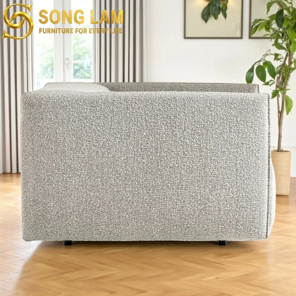 Sofa Đơn Thư Giãn Nâng Chân Boucle SDU0616 3 Sofa Đơn Thư Giãn Nâng Chân Boucle SDU0614 thiết kế êm ái làm ghế thư giãn sang trọng