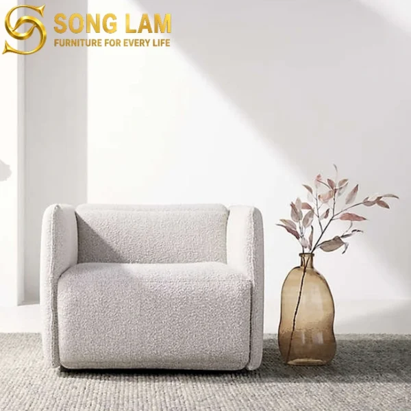 Sofa Đơn Thư Giãn Nâng Chân Boucle SDU0616 5 Sofa Đơn Thư Giãn Nâng Chân Boucle SDU0617 phong cách thanh lịch cho phòng khách, phòng ngủ hoặc góc đọc sách