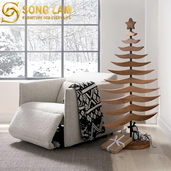 Sofa Đơn Thư Giãn Nâng Chân Boucle SDU0616 6 Sofa Đơn Thư Giãn Nâng Chân Boucle SDU0618 thiết kế êm ái làm ghế thư giãn sang trọng