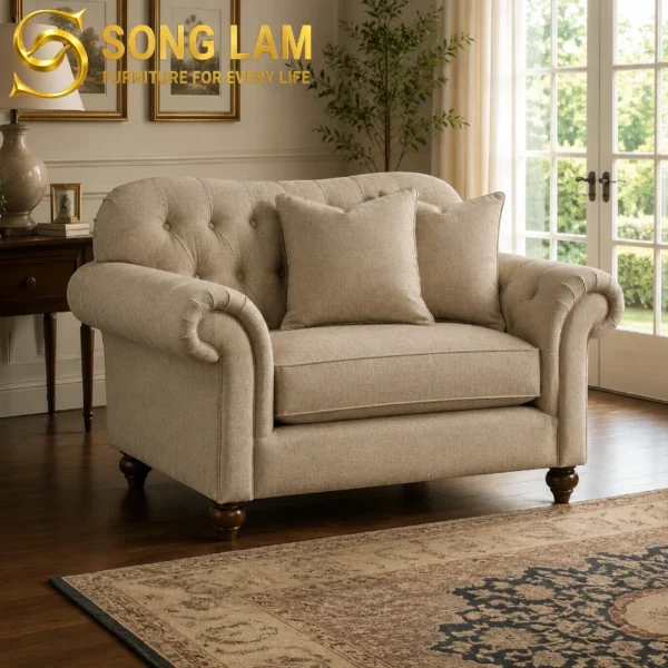 Sofa Đơn Chesterfield Tân Cổ Điển Beverly SDU0814 1 SDU0814 1