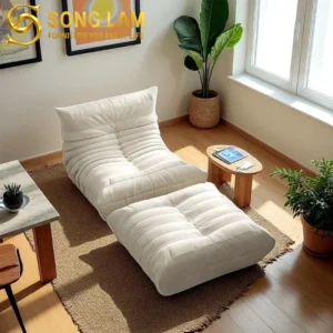 Đôn Sofa Chần Múi Dáng Thấp Snow OIR01110 - Ảnh 2