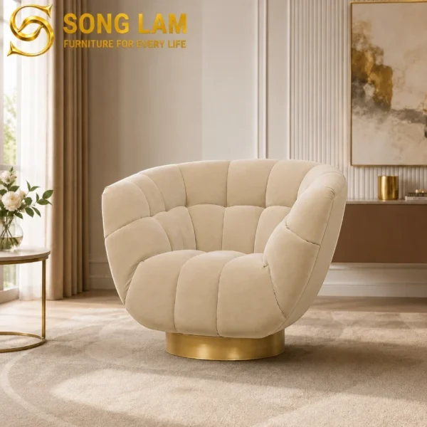 Sofa Đơn Chân Đế Kim Loại Aurelia SID01118 1 SID01118 2