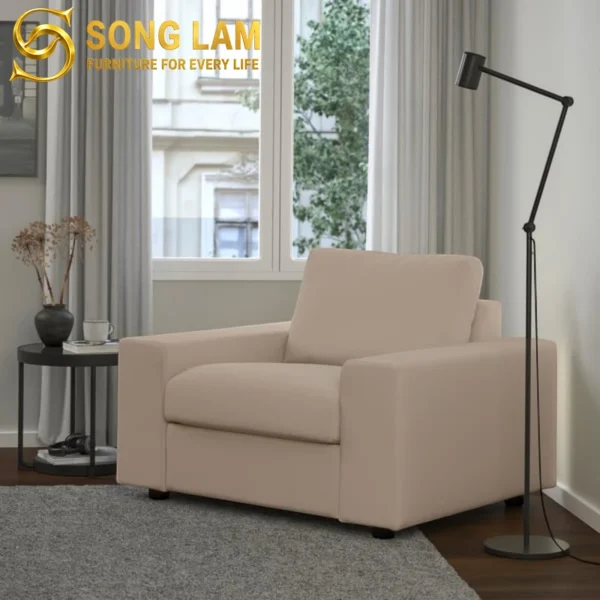 Sofa Đơn Vải Vuông Hiện Đại Slate SID01125 4 SID01125 9