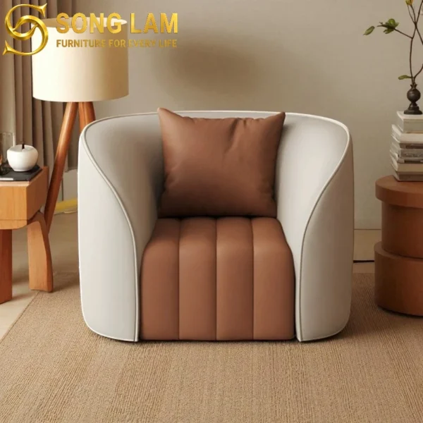 Sofa Cong Nệm Múi Hiện Đại Nomad SID02118 1 Sofa Cong Nệm Múi Hiện Đại Nomad SID02118 góc nghiêng làm nổi bật đường nét thiết kế phù hợp nội thất phòng khách và phòng ngủ