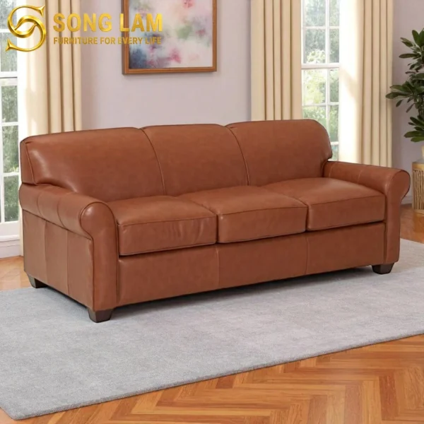 Sofa Băng Da Bò Ý Hiện Đại Rustica SIH01113 1 Sofa Băng Da Bò Ý Hiện Đại Rustica SIH01113 sofa băng phòng khách cao cấp thiết kế theo yêu cầu