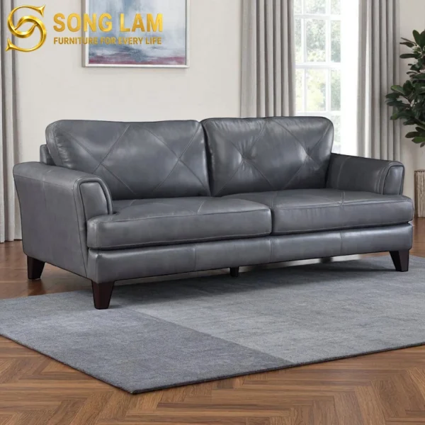 Sofa Băng Da Bò Ý Hiện Đại Sterling SIH01118 1 SIH01118 1
