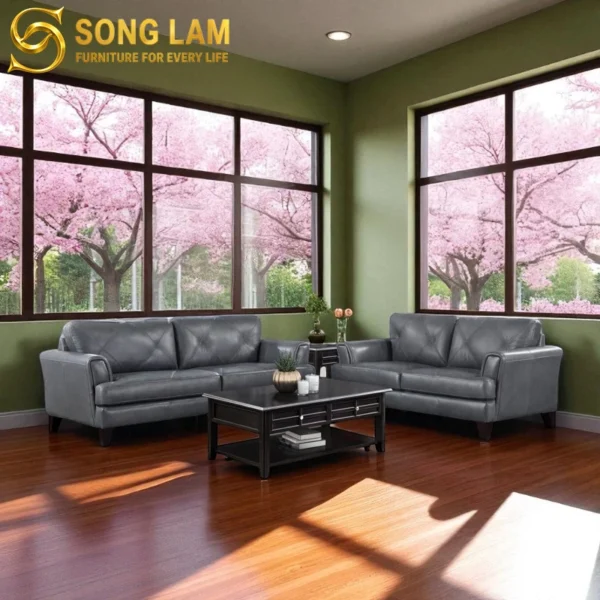 Sofa Băng Da Bò Ý Hiện Đại Sterling SIH01118 3 SIH01118 4