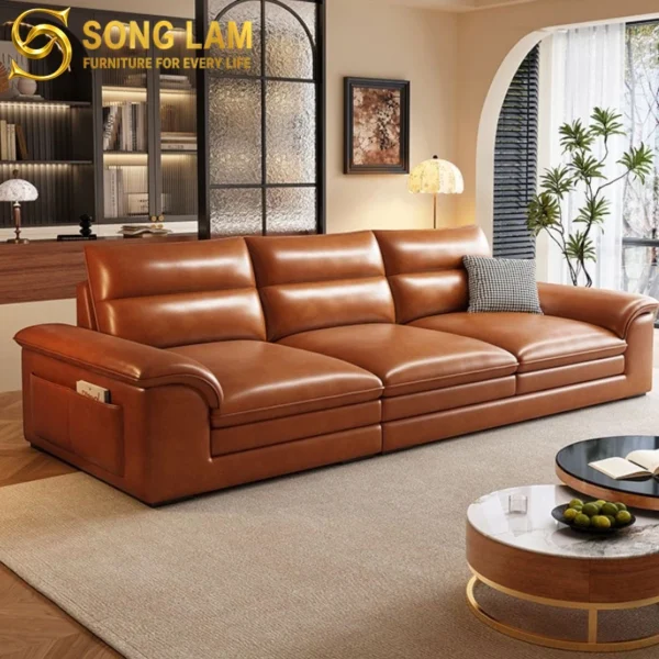 Sofa Băng Da Bò Ý Phong Cách Bắc Âu Milano SIH01120 1 SIH01120 10