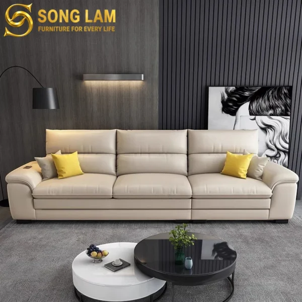Sofa Băng Da Bò Ý Phong Cách Bắc Âu Milano SIH01120 5 SIH01120 2