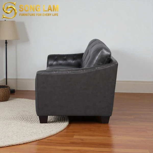 Sofa Văng Da Bò Ý Chần Nút Hiện Đại Monaco SIH0114 2 Sofa Văng Da Bò Ý Chần Nút Hiện Đại Monaco SIH0114 dáng băng hiện đại tối ưu không gian tiếp khách