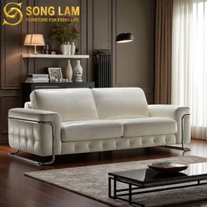Sofa Băng Da Bò Ý Phong Cách Luxury Imperial SIH0119 - Ảnh 3
