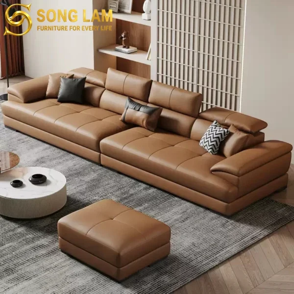 Sofa Băng Da Bò Ý Tựa Đầu Điều Chỉnh Napoli SIH03111 5 SIH03111 5