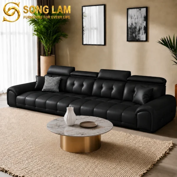 Sofa Băng Da Bò Ý Tựa Đầu Điều Chỉnh Firenze SIH0315 8 SIH0315 4
