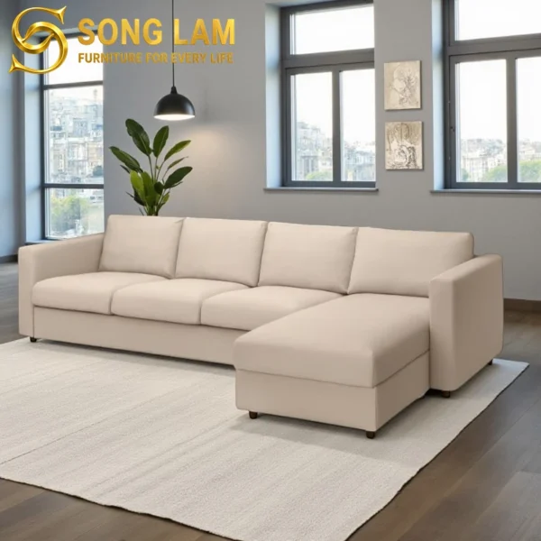 Sofa Góc Góc Căn Hộ Hiện Đại Ivory SIL01124 4 SIL01124 5