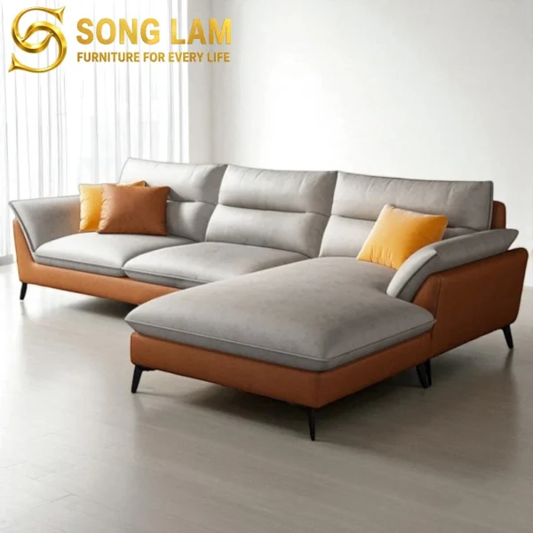 Sofa Góc Nhà Phố Sang Trọng Phối Màu Avalon SIL01137 2 SIL01137 2
