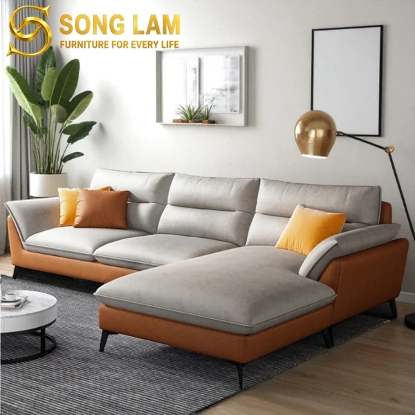 Sofa Góc Nhà Phố Sang Trọng Phối Màu Avalon SIL01137 6 SIL01137 4