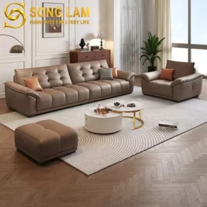 Sofa Băng Da Hiện Đại Blackstone SIU0111 - Ảnh 6