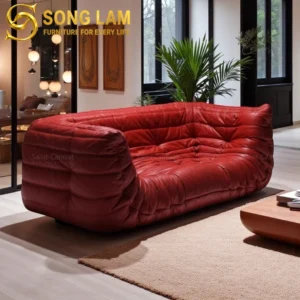 Sofa Băng Da Chần Múi Ruby SIU01110B - Ảnh 2