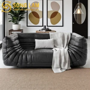 Sofa Băng Da Chần Múi Ruby SIU01110B - Ảnh 1
